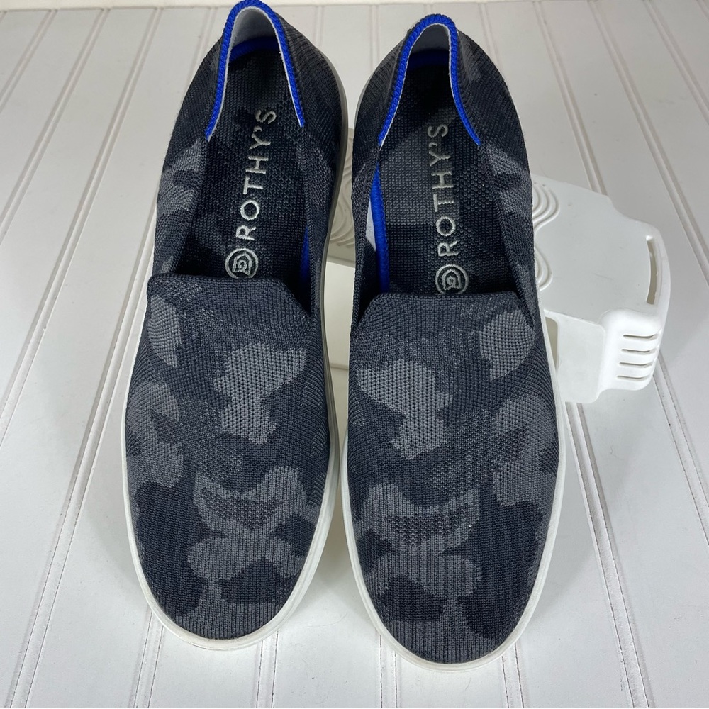 Rothy’s Gray Camo Sneakers size 8.5 - Picture 6 of 13